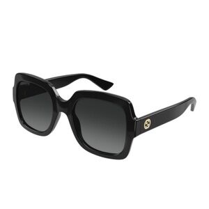 Gucci: Fashionable Black Oversized Sunglasses